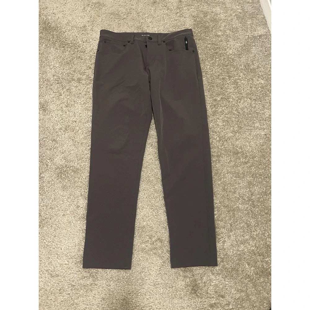 Fourlaps Traverse Athletic Fit Performance Stretch Pants Grey 31x30